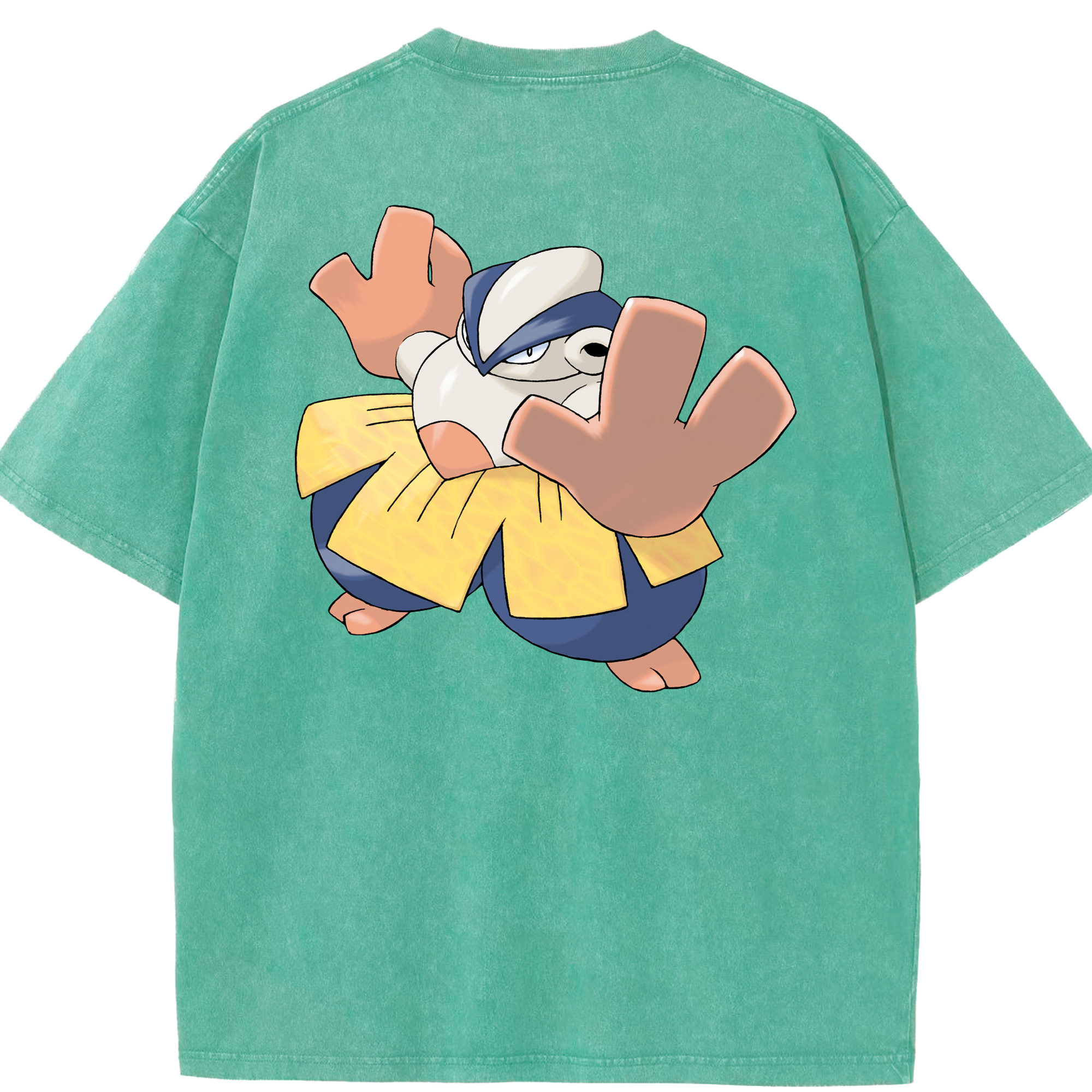 （画像用） ポケットモンスター Pokémon 綿100% ヴィンテージ風 半袖Tシャツ（背面プリント）
